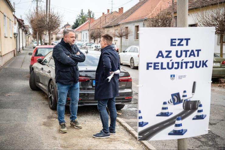 Kezdődik a szombathelyi Akacs Mihály utca felújítása Kezdődik a szombathelyi Akacs Mihály utca felújítása